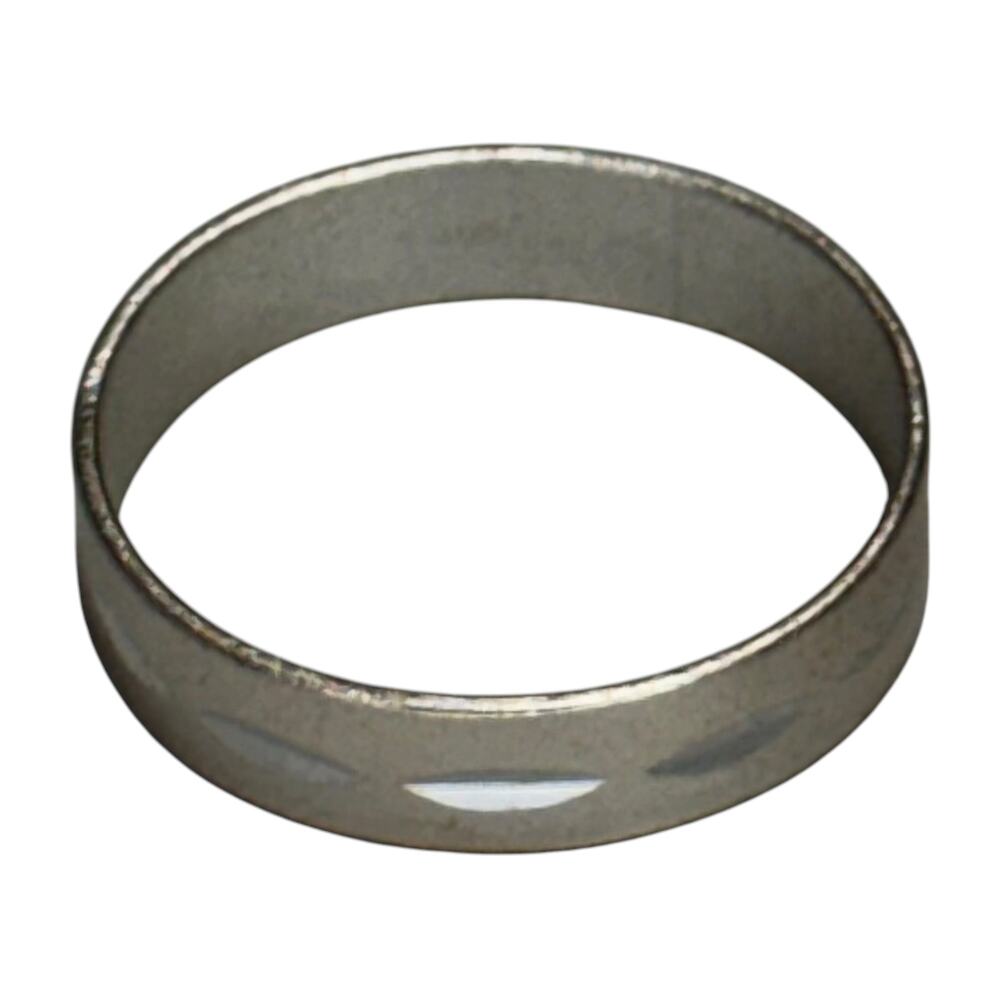 Silver Tone Wide Band Ring Size 6.5 Flat 5mm Fashion Stacking Unisex - Picture 2 of 6